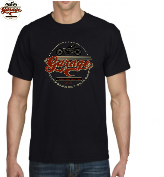 Zweirad Garage Gebhardt - Shirt schwarz